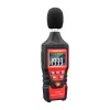 Medidor digital de decibelios Habotest HT622B — sonómetro con ponderación A/C, interfaz USB