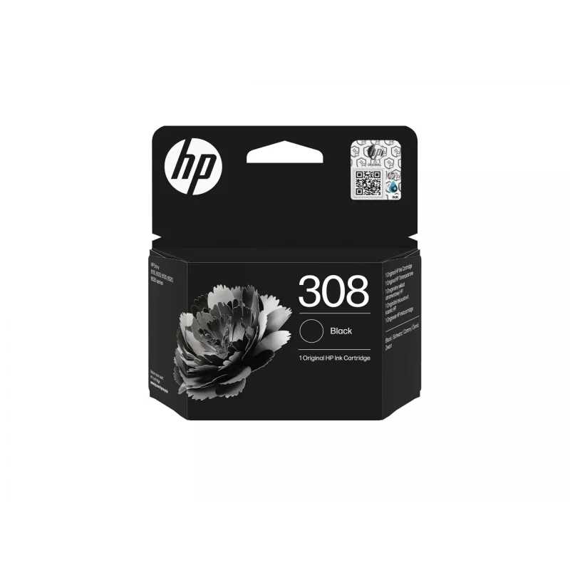 Cartucho de tinta original HP 308 negro