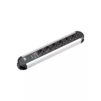 Regleta de alimentación Bachmann PRIMO 6 tomas AC interior aluminio negro