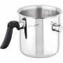 Jarra para leche LAMART LT1068, acero inoxidable de doble pared, fondo sándwich, 1,5 L, silbato, escala de volumen