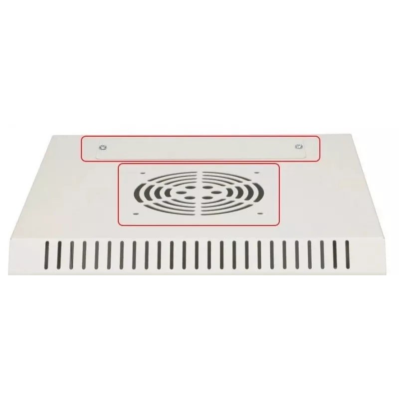Armario de pared Extralink caja rack 6U 10 pulgadas gris cerradura con llave gestión de cables