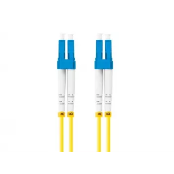 Cable de fibra óptica LANBERG FO-LULU-SD11-0010-YE, 3 m, G.657.A1, LC–LC, amarillo