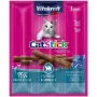 Vitakraft CatStick Mini snacks para gatos con platija y Omega-3, 3 uds.