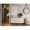 Cama Meble VERA cómoda 150x40x80 cm, blanco mate
