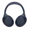 Auriculares Sony WH1000XM4L.CE7, circumaurales, con cable e inalámbricos (Bluetooth, USB-C), azul, diadema