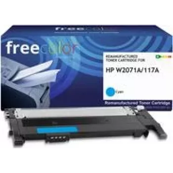 Cartucho de tóner FREECOLOR K18862F7 compatible con HP, Cian, rendimiento 700 páginas, 1 ud.
