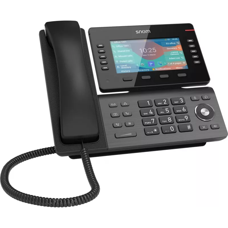 Teléfono IP Snom D865 gris TFT Wi-Fi pantalla 12,7 cm
