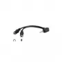 ROLINE adaptador de auriculares - miniconector de 4 polos macho a minijack estéreo de 3,5 mm hembra