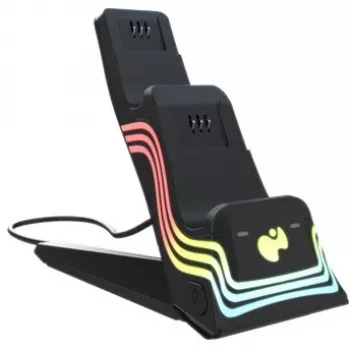 Estación de carga PDP 049-033-BK para mando Xbox Series X / Series S, negro, dimensiones compactas