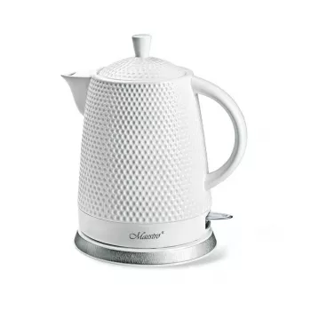 Hervidor de cerámica Maestro MR-069-WHITE, 1,5 L, 1500 W, blanco