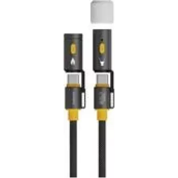4smarts Set de cables USB-C 3 en 1 Explorer USB C – 1,5 m – Digital/Datos (541240)