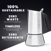 Cafetera moka BIALETTI Venus Box 0,1 L Acero inoxidable, 2 tazas, Mango de polipropileno