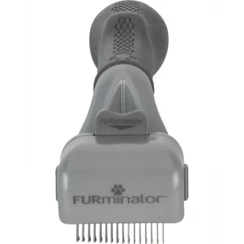 Herramienta deslanadora FURminator Adjustable — para gatos y perros, cuchilla de acero inoxidable, mango ergonómico antideslizante, 185 g, todo tipo de pelo