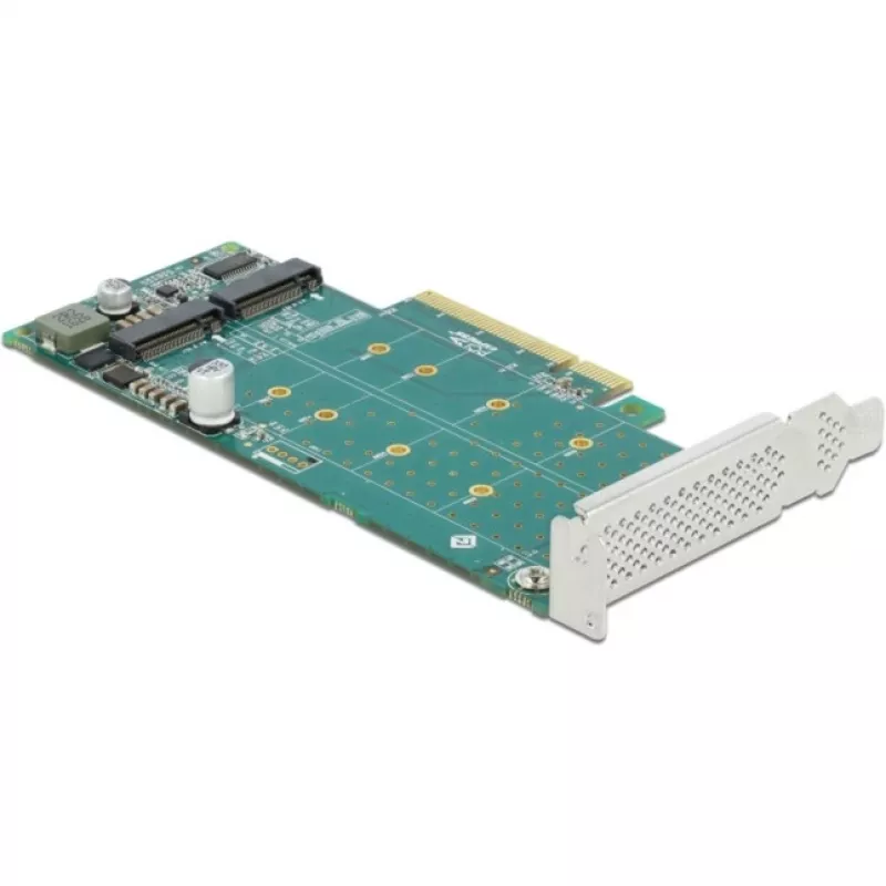 Tarjeta DeLOCK PCI Express x8 a 2 x NVMe M.2 Key M internos bifurcación formato low profile