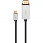 Goobay | Cable adaptador USB-C a DisplayPort | 60176 | Type-C | DisplayPort | USB-C a DisplayPort | 2 m