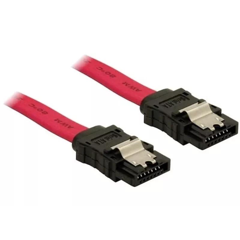 Cable SATA DeLOCK 84302 0,5 m Rojo