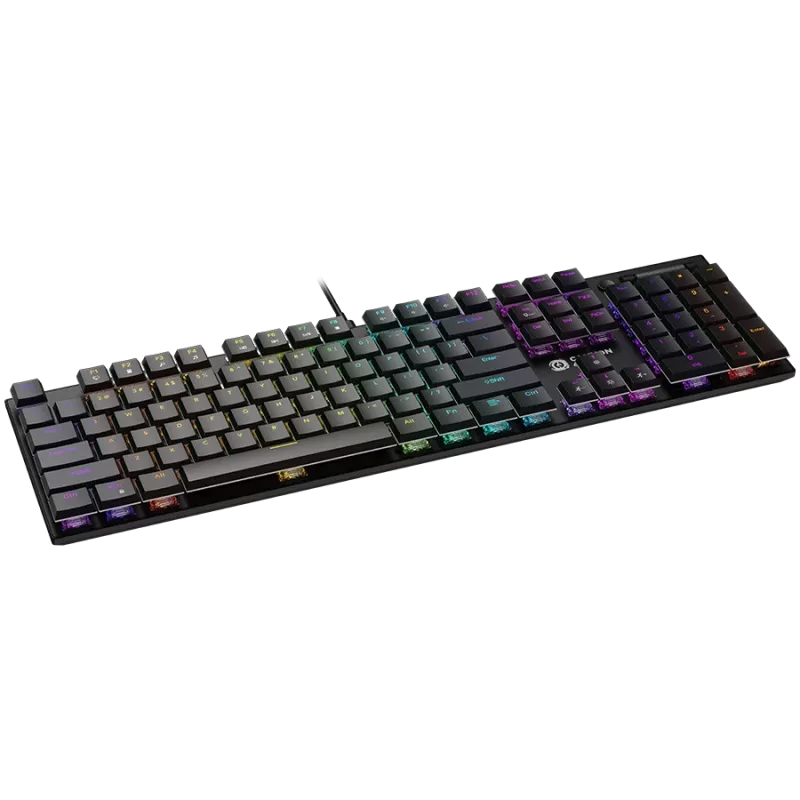 Teclado gaming Canyon Cometstrike GK-55 USB QWERTY English Negro Mechanical 104 Keys
