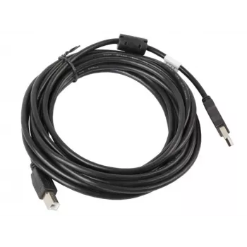 Cable USB Lanberg CA-USBA-11CC-0050-BK 5 m 2.0 USB B negro (CA-USBA-11CC-0050-BK)