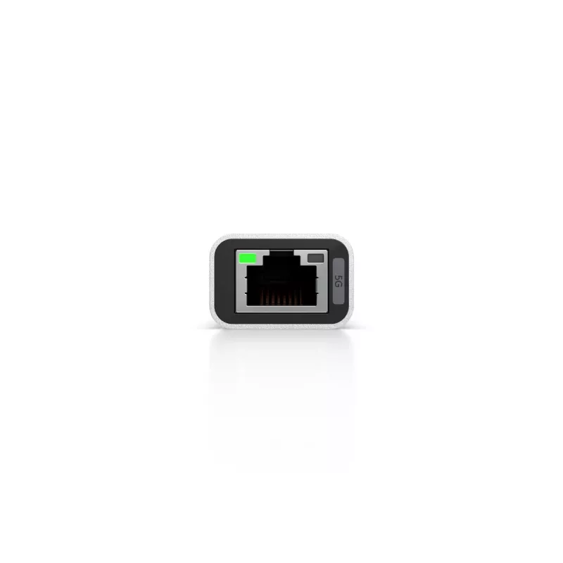 Ubiquiti Plug-and-Play, conectividad de red 5GbE por Ethernet sin interrupciones (UACC-ADAPTER-RJ45-USBC-5GE)