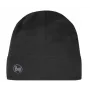 Gorro de punto Buff Merino Midweight — Solid negro, talla única, lana merino, otoño/invierno, deporte