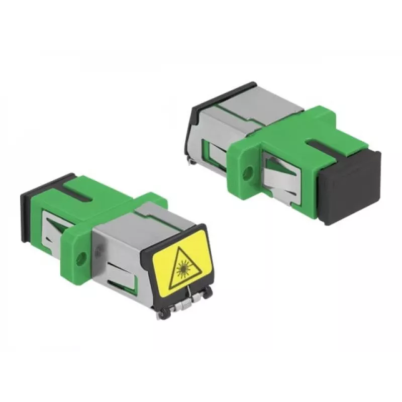 Acoplador de fibra óptica DeLOCK 86887 SC simplex conector hembra a SC simplex conector hembra
