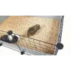 Jaula modular C&C para pequeños animales de una planta 3x2 con altillo y rampa