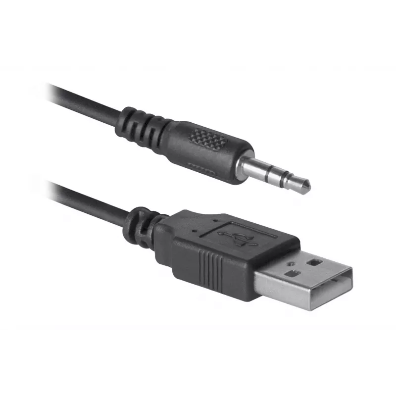 Altavoces de escritorio DEFENDER SPK-240 con cable, 2.0, 6 W RMS, alimentación USB, 3,5 mm, negro