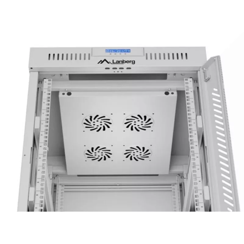 Rack de suelo LANBERG FF01-6815-12SL 15U, 600×800×922 mm, 1200 kg, IP20, gris