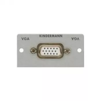Kindermann Konnect 50 7444000401 Módulo Snap-In para placa frontal, VGA, Aluminio