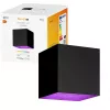 Aplique de pared exterior inteligente Hombli, negro