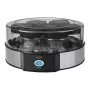 Yogurtera Adler AD 4476 — 7 vasos, 42 °C, 20 W, gris/negro/transparente