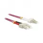 Cable de parcheo de fibra óptica de 2 fibras 0,5 m LC-SC - 50/125 µm - OM4 - AD=3 mm - Synergy 21