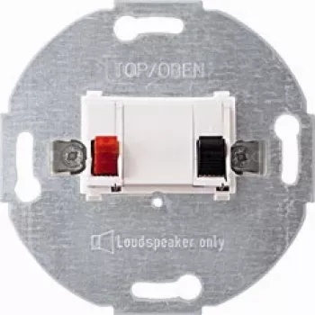 Conector para altavoz MERTEN mecanismo 1f. 466919 System M blanco polar 466919 466919 (466919)