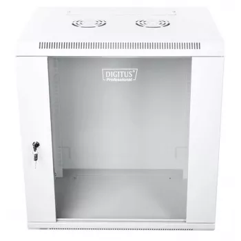 Armario de red Digitus DN-W19 12U/450 rack de montaje en pared gris