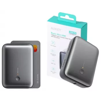 Batería externa AUKEY 157000 10000 mAh gris