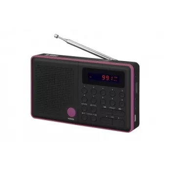 Radio Pliszka USB, FM negro