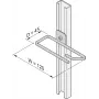Schroff Guías de cables para carril C-RAIL 45X120MM 4X (20118339)