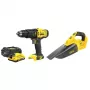 Stanley SFMCK219D1-QW set de herramientas a batería de 18V con batería, 2 piezas