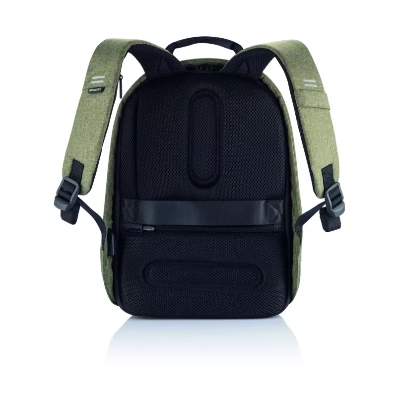 Mochila casual XD-Design Bobby Hero Small verde de piel PU