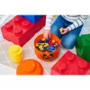 Caja de almacenamiento Room Copenhagen LEGO Storage Head Pumpkin grande naranja/negro