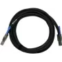 Cable Serial Attached SCSI (SAS) QNAP CAB-SAS30M-8644 3 m negro, metálico