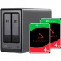 DXP2800 + 2x 4 TB Seagate IronWolf HDD pack, NAS