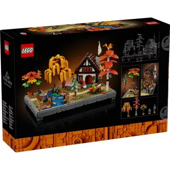 LEGO ICONS 11372 Jardín de casa de campo otoñal