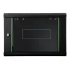 DIGITUS Dynamic Basic DN-19 16-U-EC-SW - armario - rack de red - apto para montaje en pared - negro, RAL 9005 - 12U - 48.3 cm (19)
