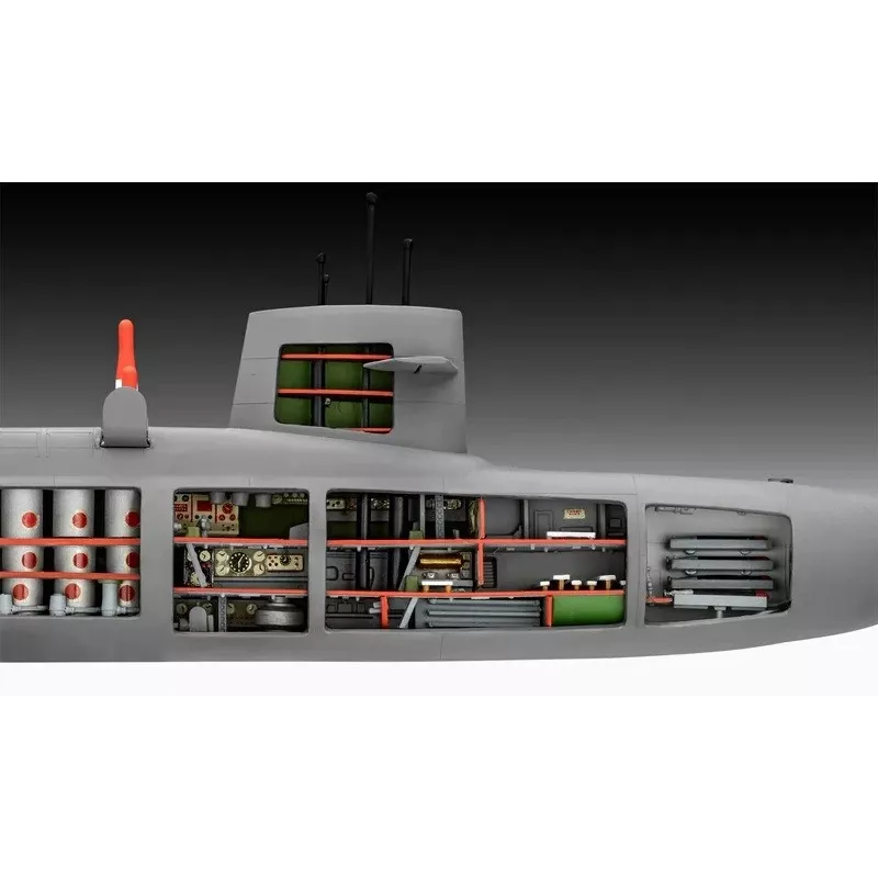 Maqueta de barco de plástico REVELL S.S.B. Abraham Lincoln escala 1/253 kit