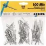 Surtido de remaches ciegos GESIPA 100 uds. modelo 1433667 (varios tamaños, aluminio/acero)