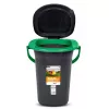 GreenBlue GB320BG inodoro portátil de camping tipo cubo, negro/verde