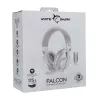 Auriculares White Shark WGH-2441 Falcon blanco/gris