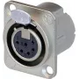 Neutrik NC6FD-LX - 26 mm - 34 mm - 31 mm - Plata - IEC 61076-2-103 - IEC 68-2-20 - UL 94 HB - IP40 (NC6FD-LX)