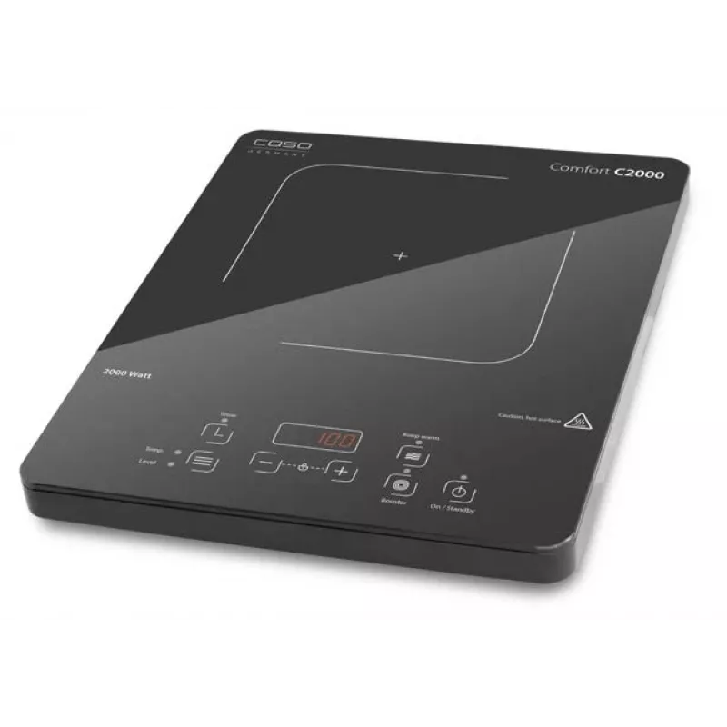 Caso | Placa de cocina de sobremesa | Comfort C2000 | Número de zonas de cocción 1 | Sensor | negra | Inducción